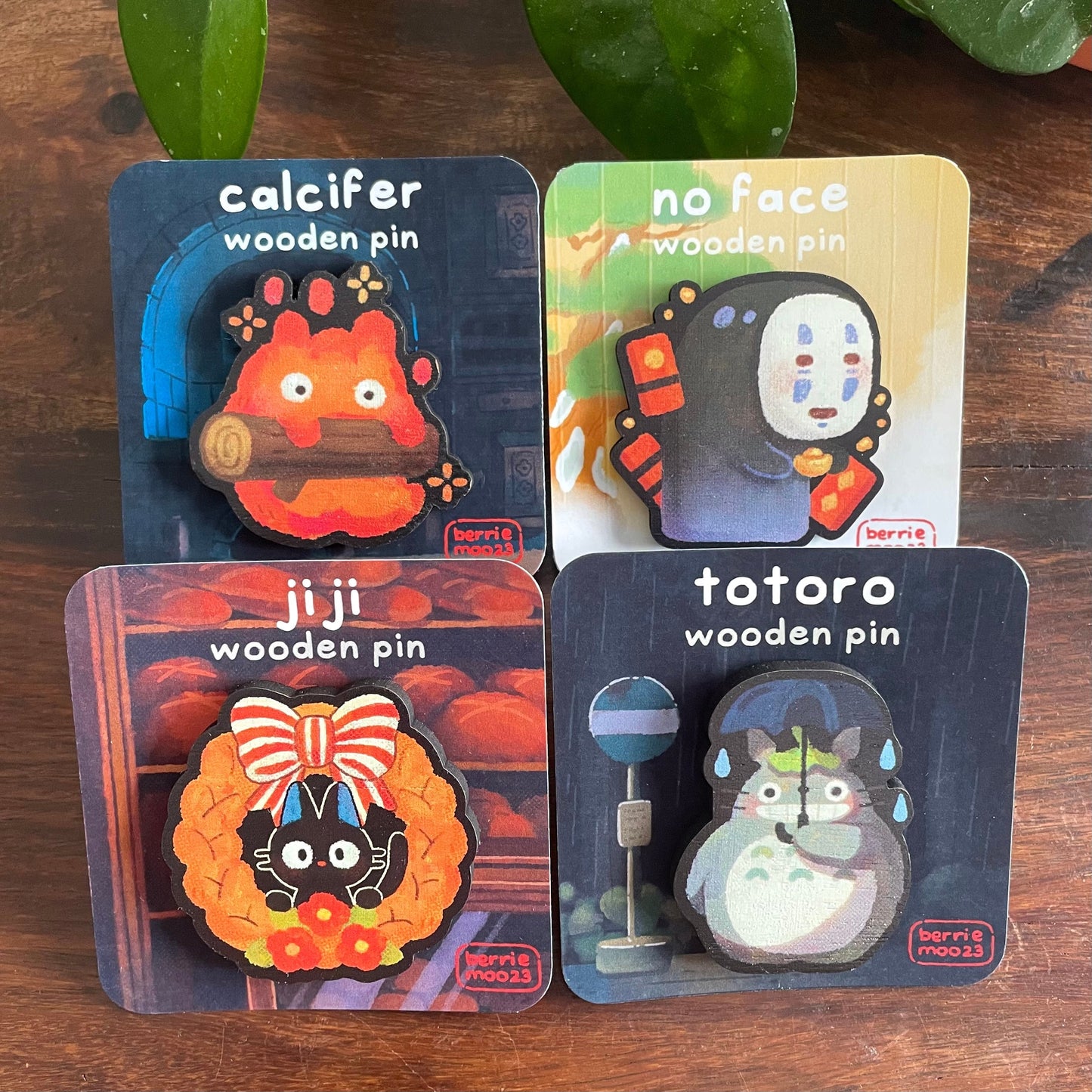 Totoro - Wooden Pin