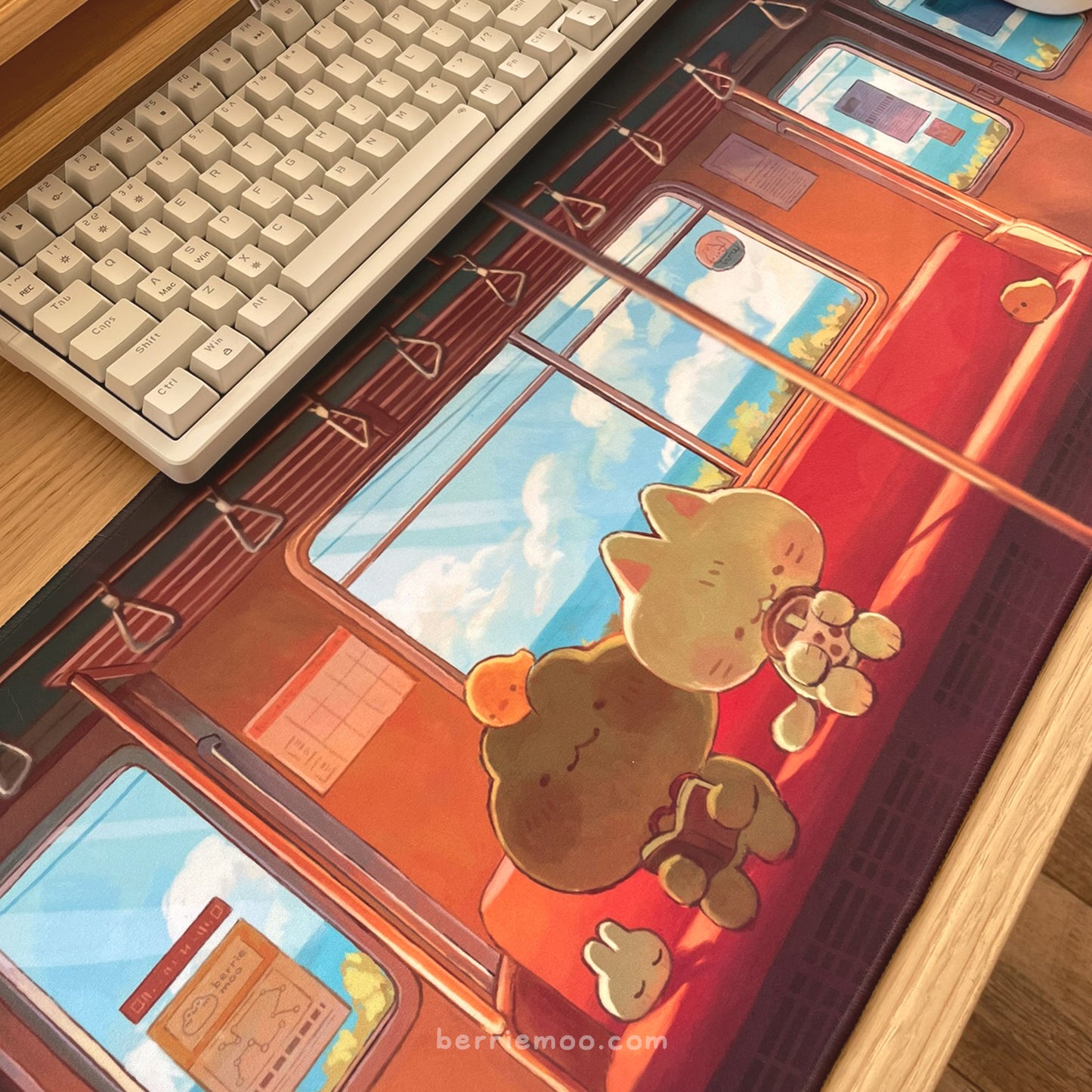 Train Ride - Deskmat