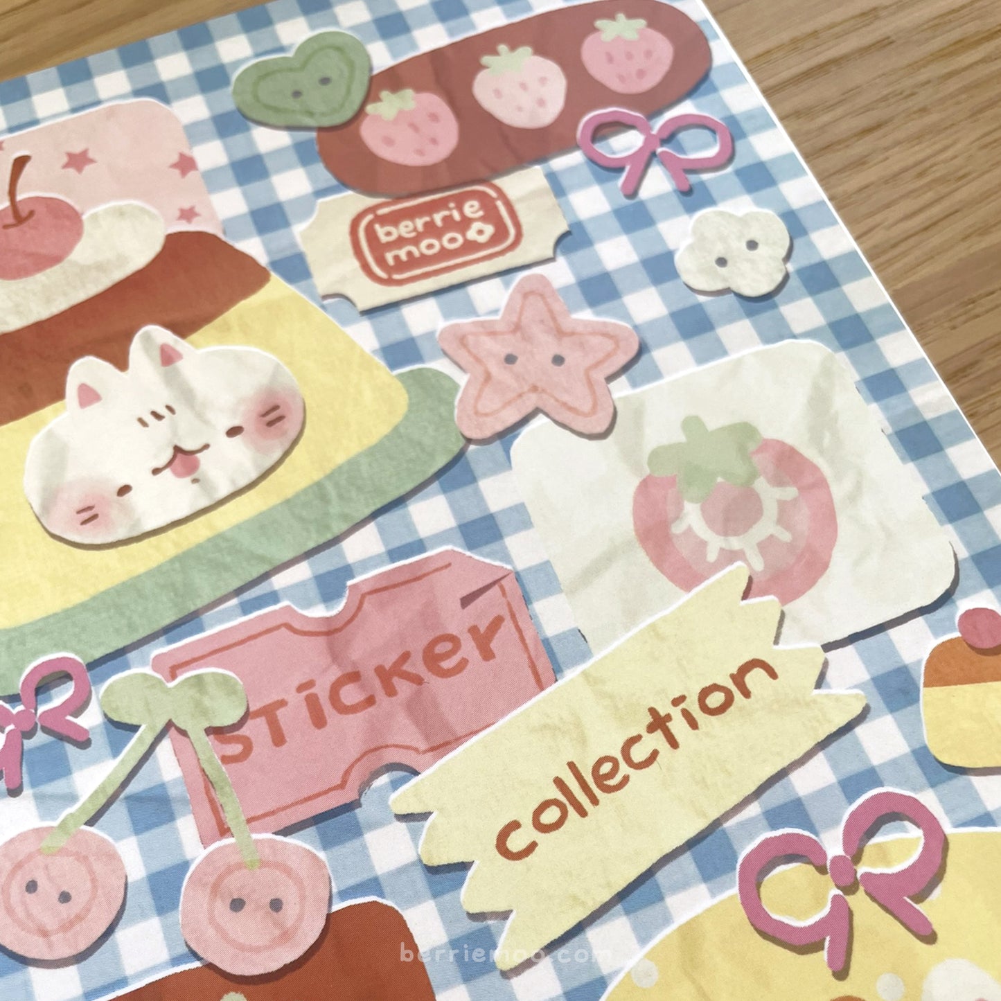Gingham Pudding - Sticker Book