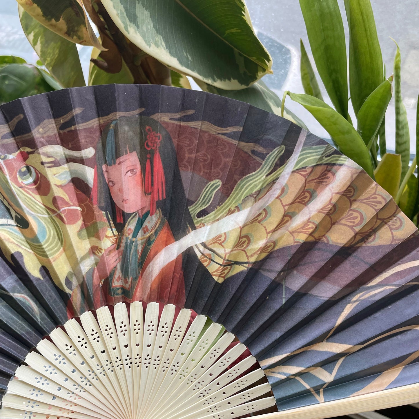 Year of the Dragon - Folding Fan