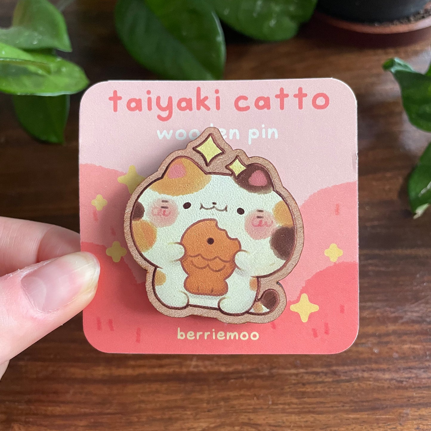 Taiyaki Catto - Wooden Pin
