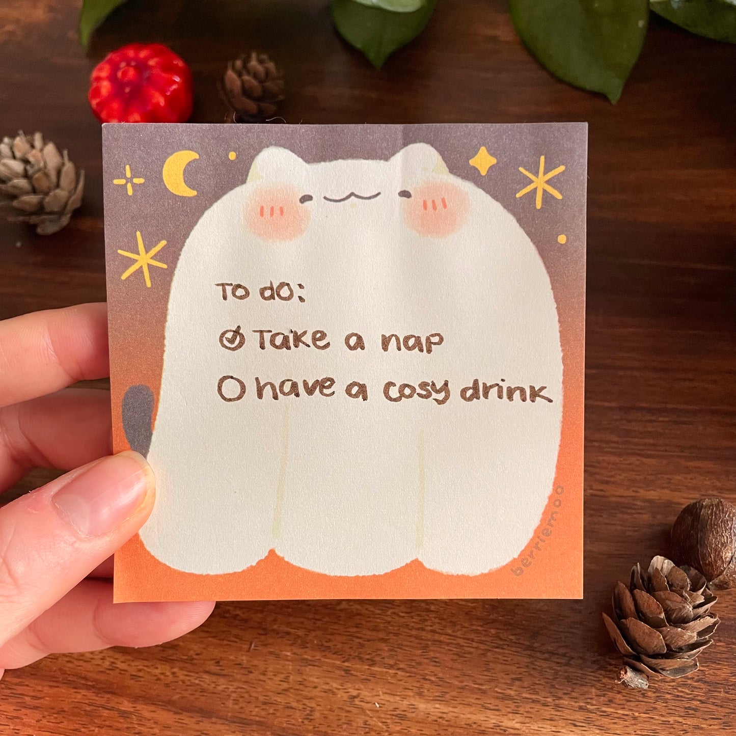 Ghost Kitty - Sticky Notes
