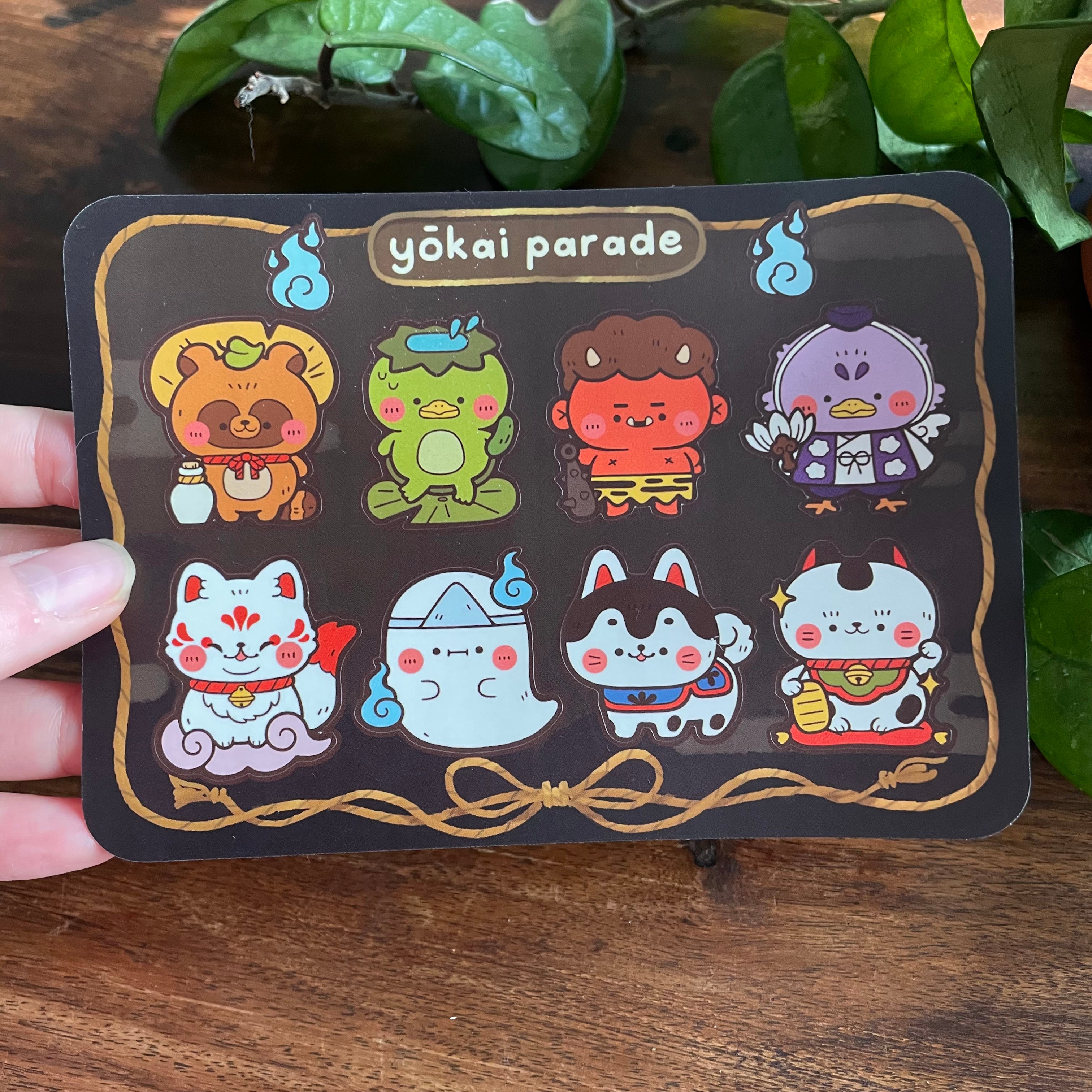 Yokai Parade Sticker Sheet berriemoo