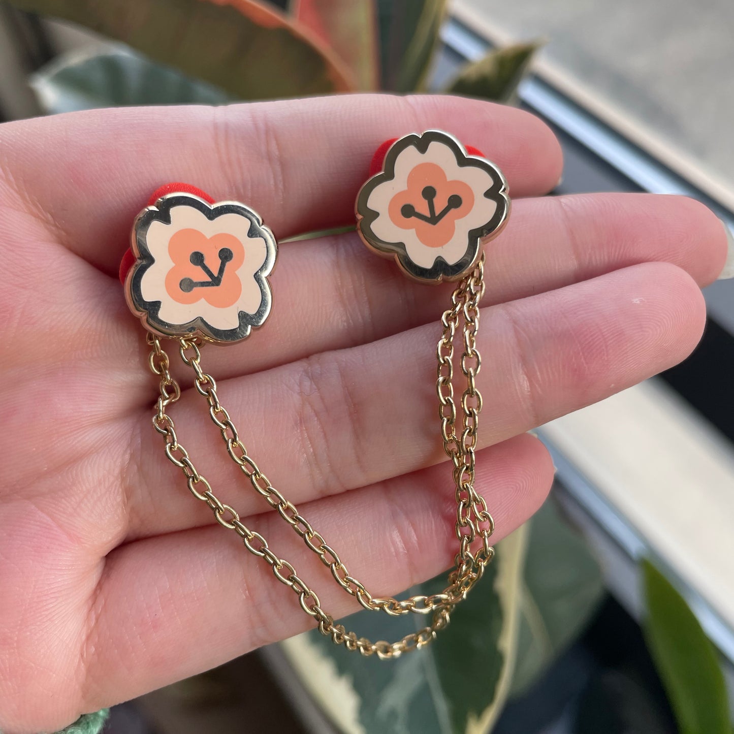 Cherry Blossoms - Collar Pins