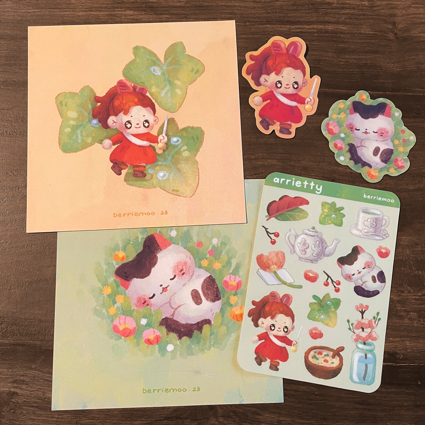 Arrietty - Vinyl Stickers