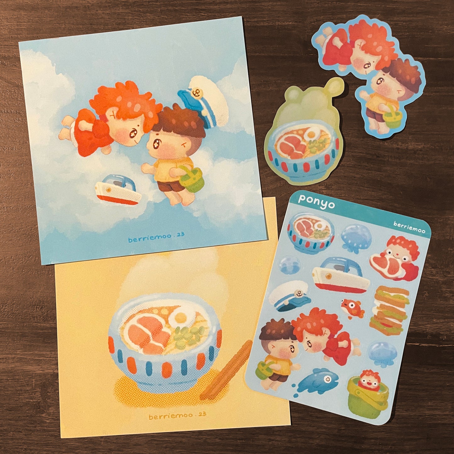Ponyo - Vinyl Stickers