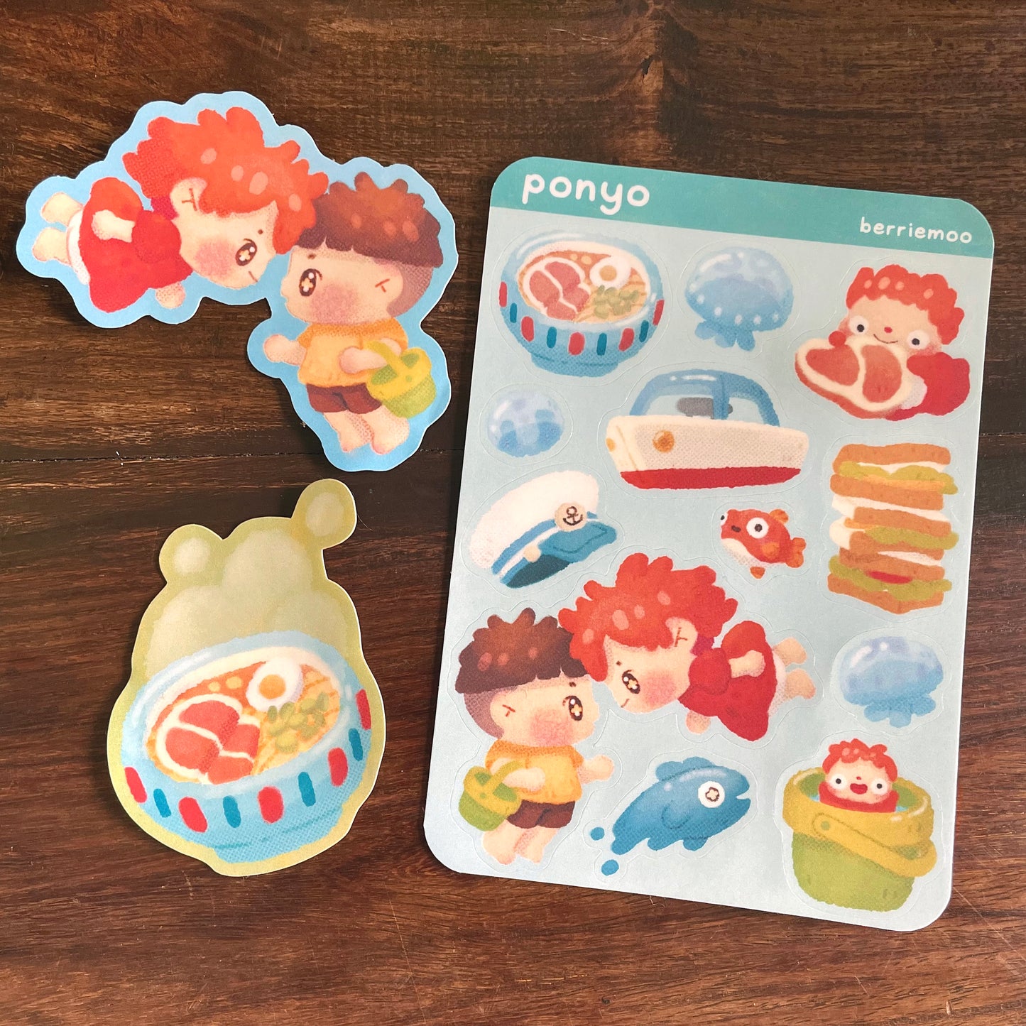 Ponyo - Vinyl Stickers