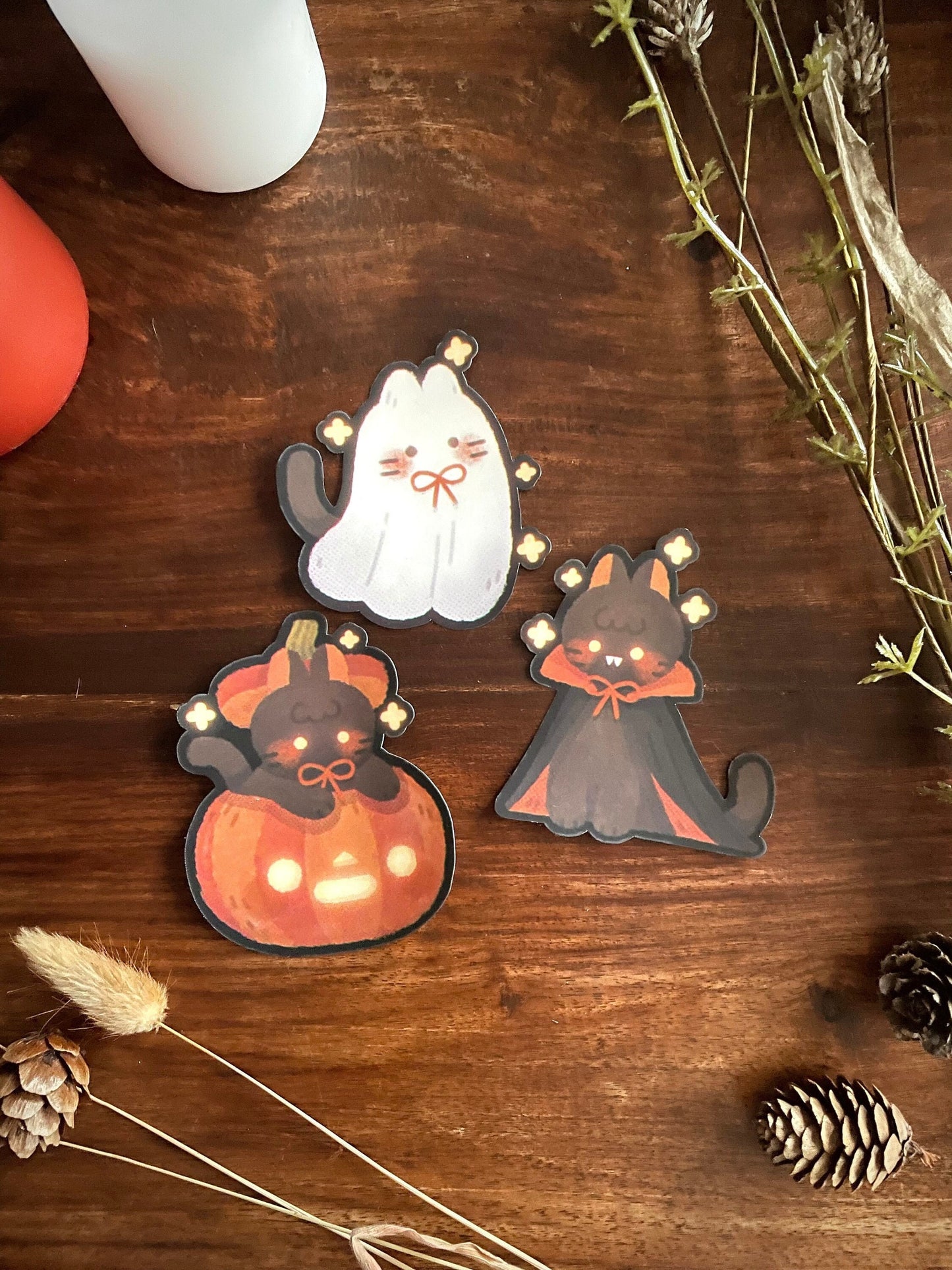 Ghostie Kitty - Vinyl Sticker