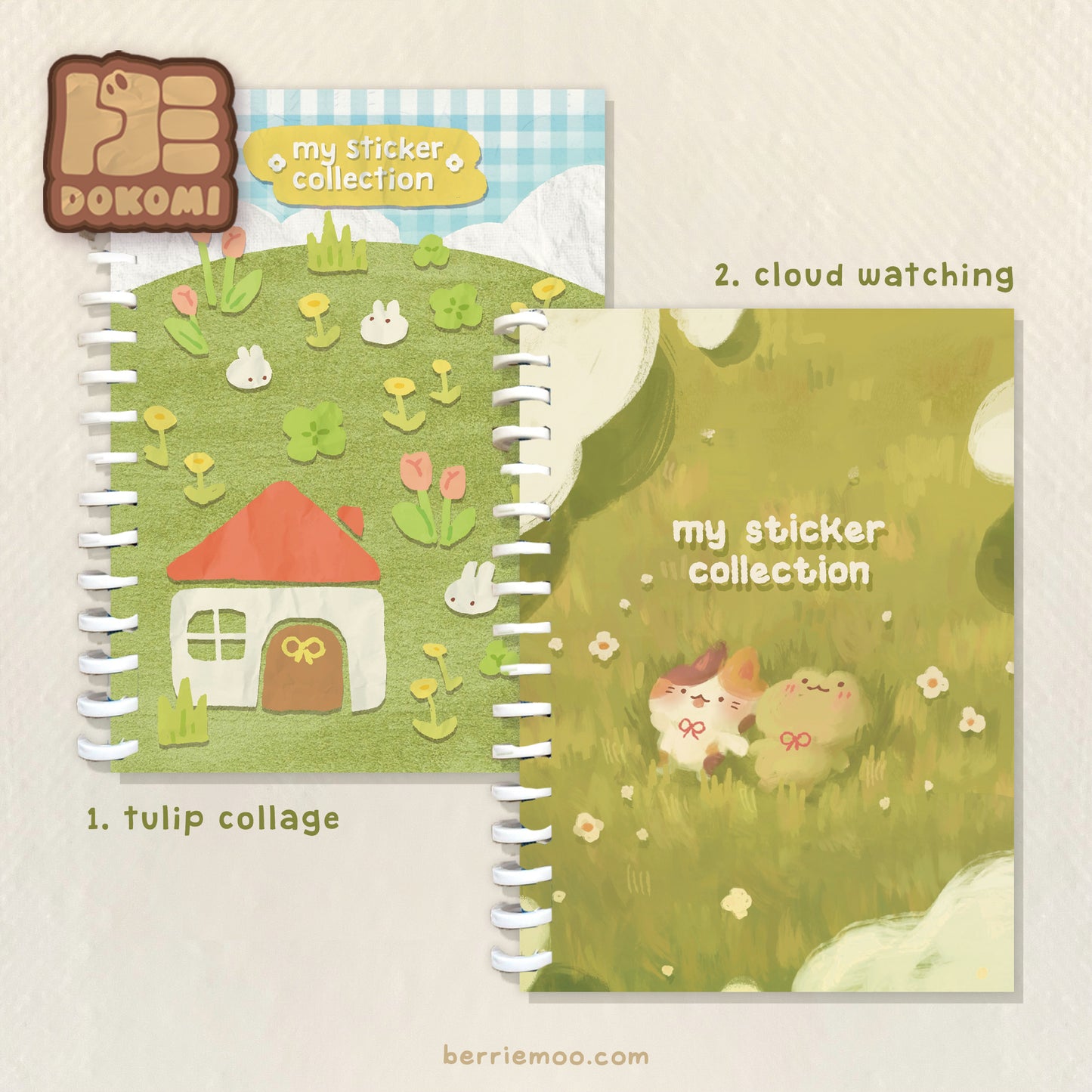 [DoKomi preorder] Sticker Books (new designs)