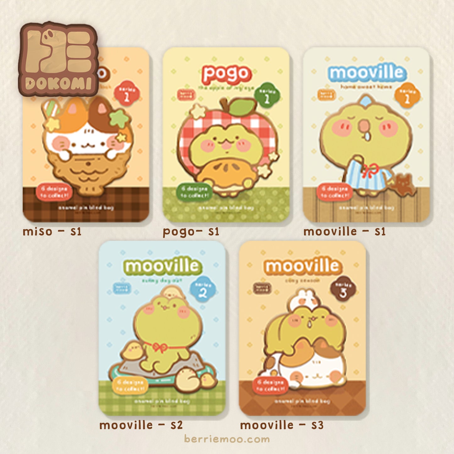 [DoKomi preorder] Enamel Pin -  Blind Bag