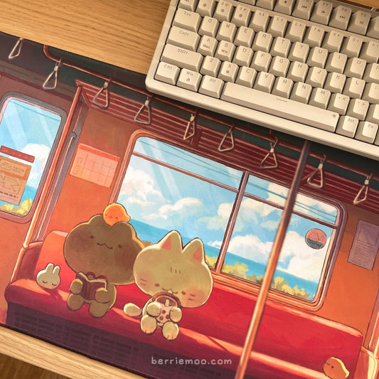 Train Ride - Deskmat