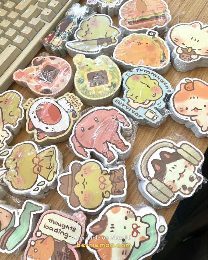 Silly Vinyl Stickers – berriemoo