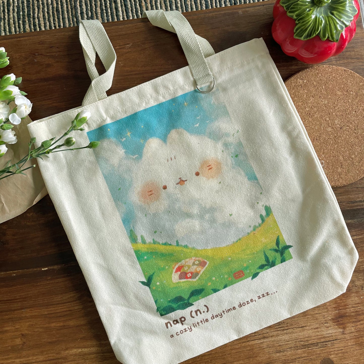 Cloudy Nap - Tote Bag