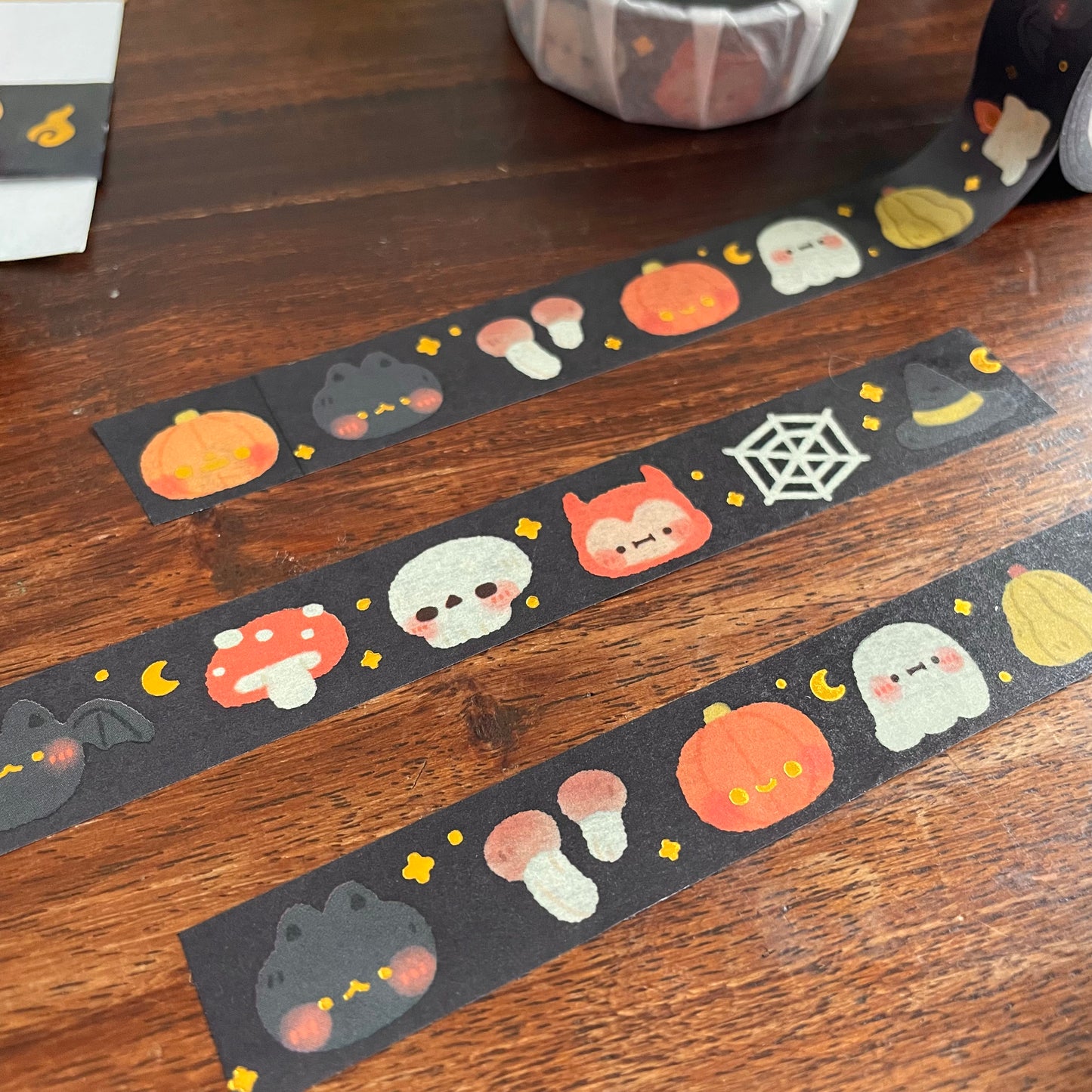 Nikury: Spooky Cute Halloween Holofoiled Washi Tape (3 variations) –  Mimmilä Shop