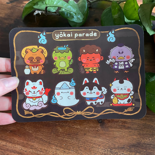 Yokai Parade - Sticker Sheet