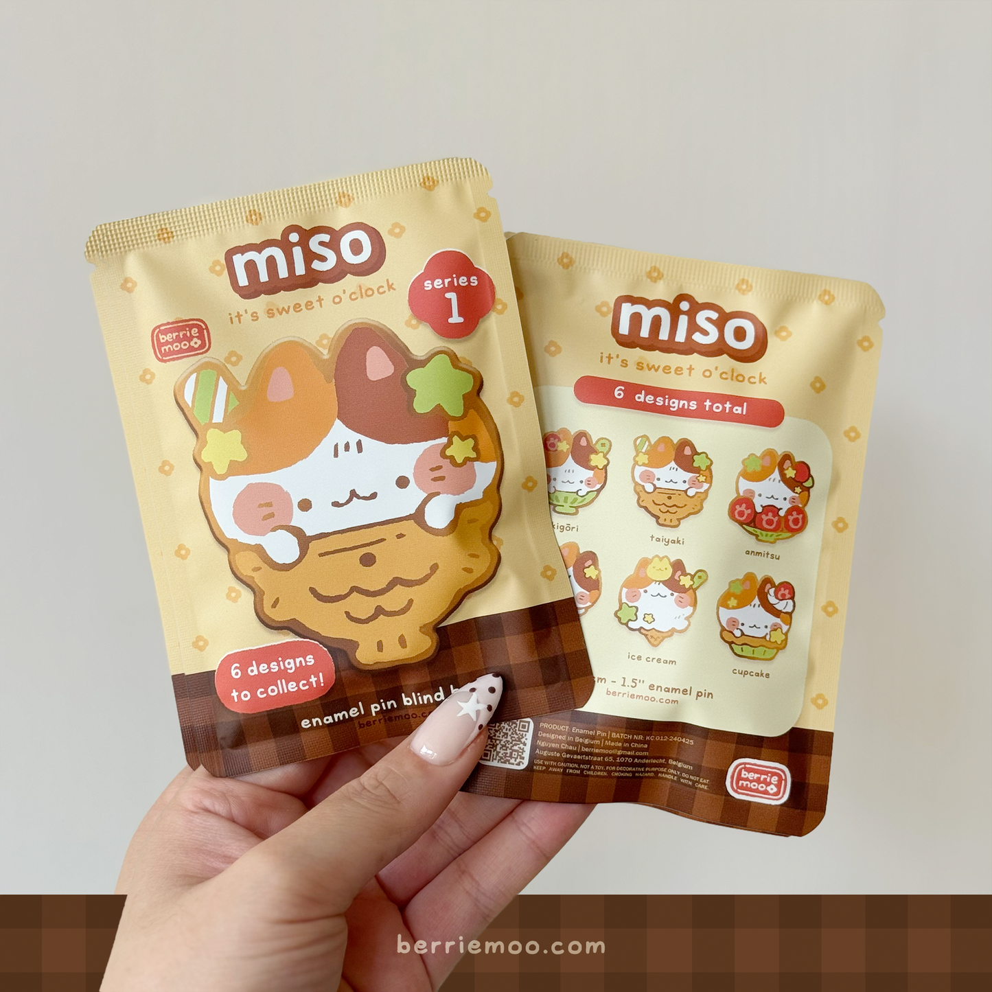 Miso 1 - Enamel Pin Blind Bag