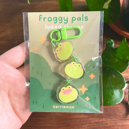 Froggy Pals - Linked Charms