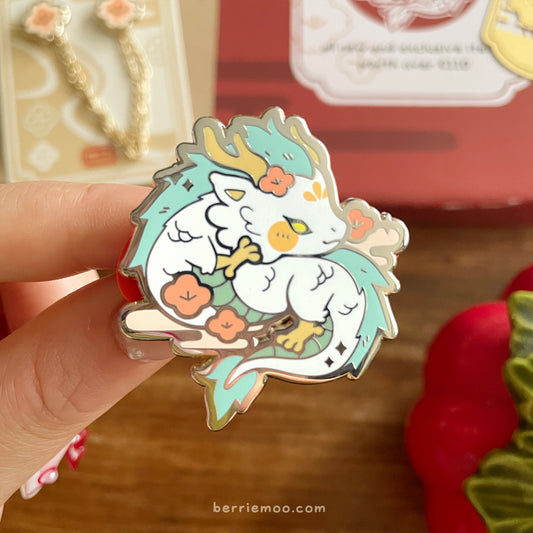 Sakura Dragon - Enamel Pin