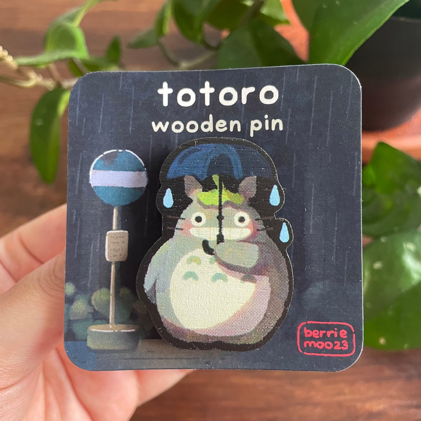 Totoro - Wooden Pin