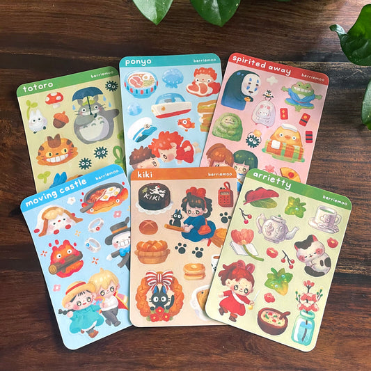 Ghibli - Sticker Sheets