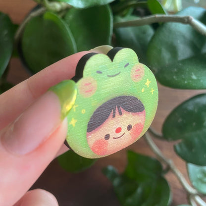 Froggy Babi - Wooden Pin