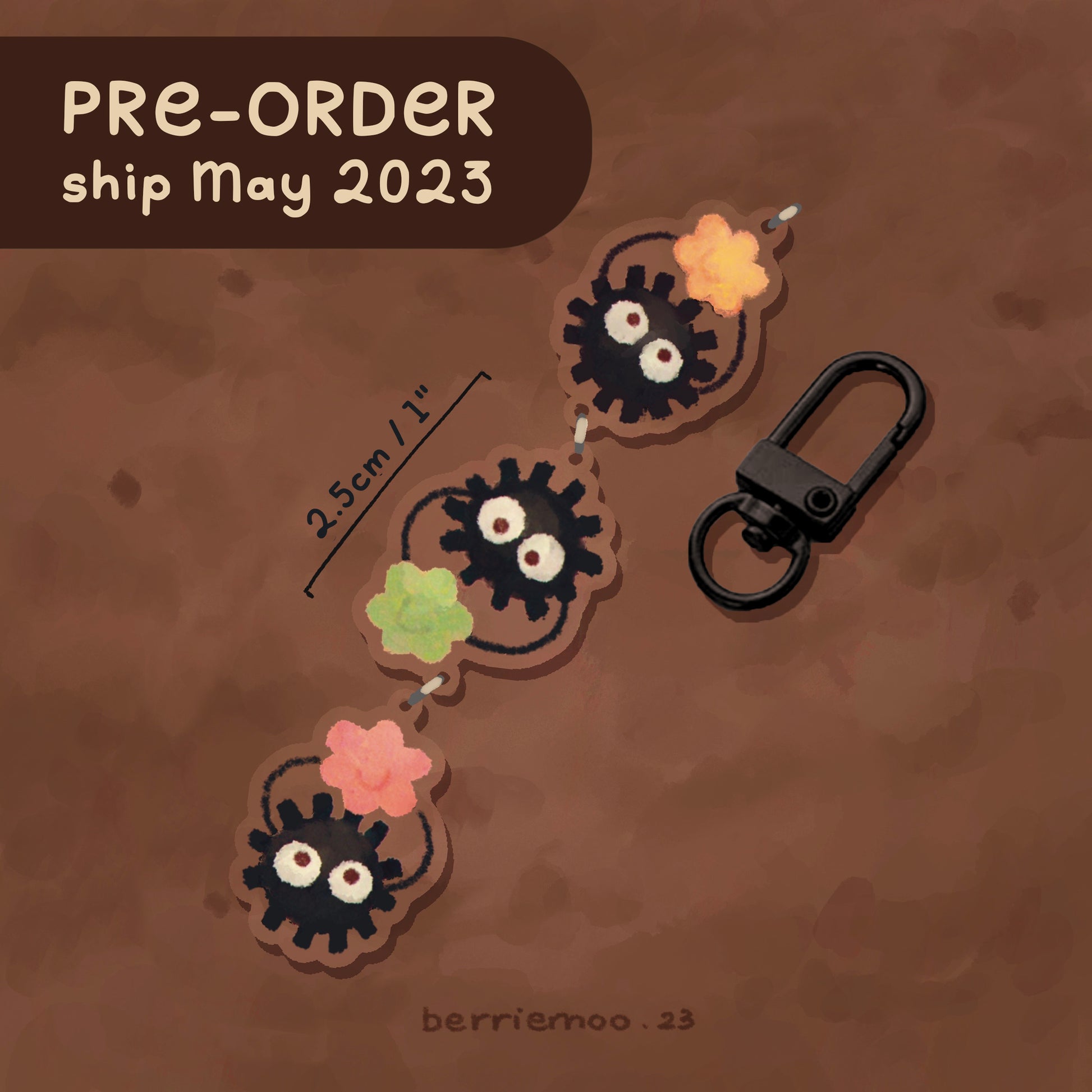 Spooky Month Keychains Acrylic Charms -  Sweden