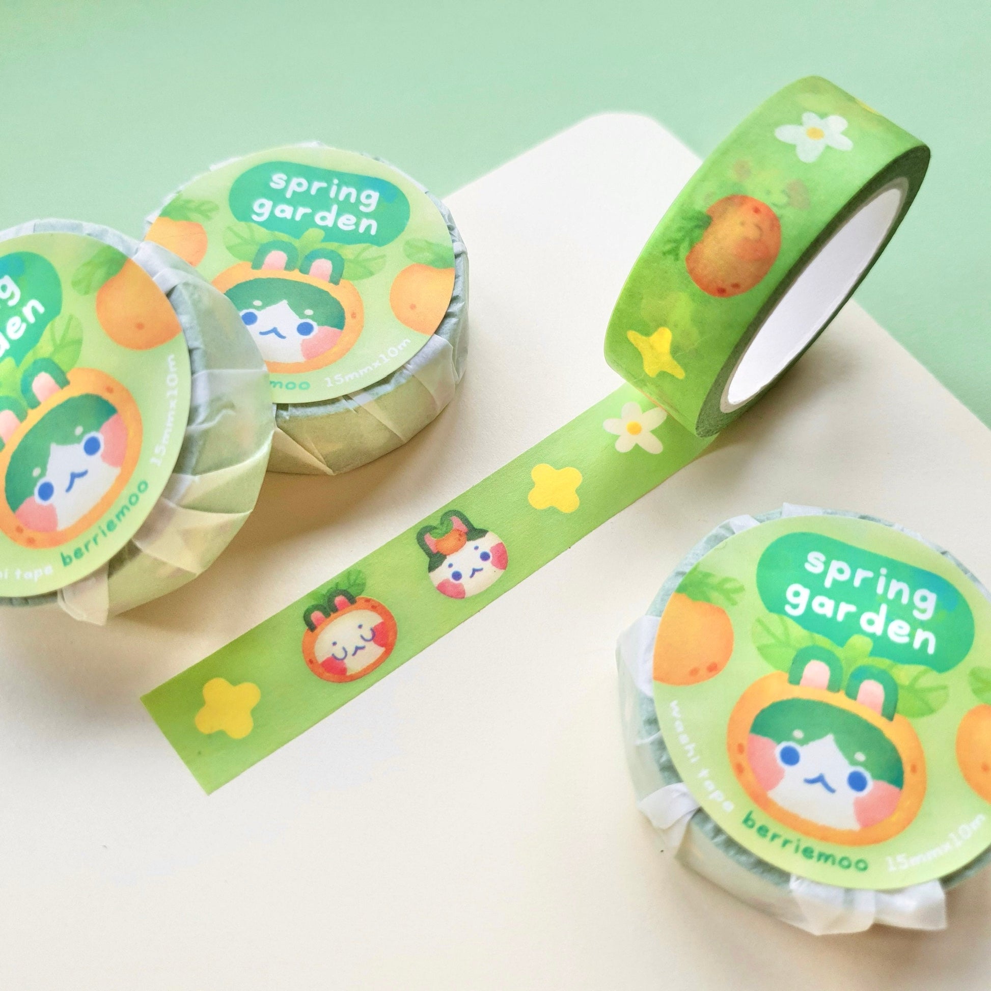 Duck Parade Washi Tape, 10m x 15mm Roll