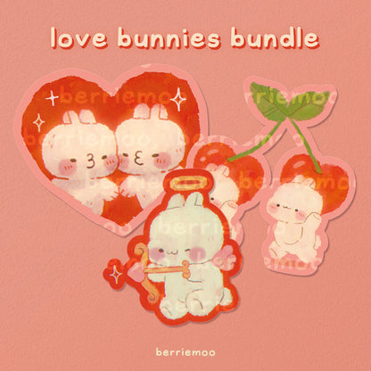 Cupid Bunny - Vinyl Sticker
